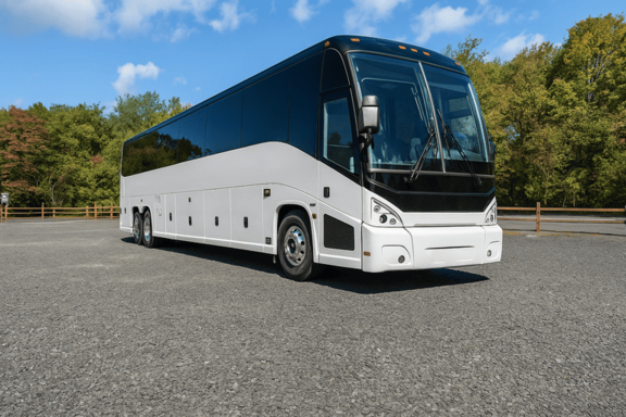 Charter Bus Rental Linden 56 Passenger Charter Bus